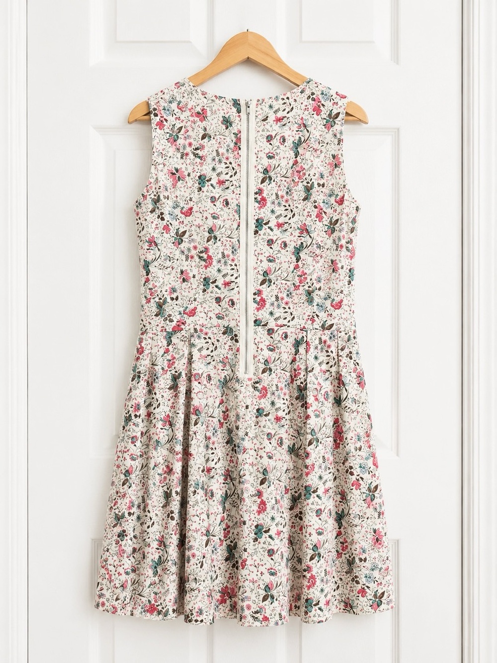 Gap Designed & Crafted Floral Cotton Dress Fits Modern Women's M L 10 12 - Picture 3 of 10